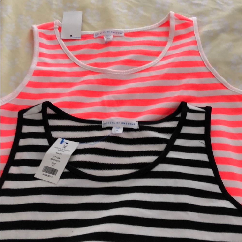 Bundle of 2 girls stripe dress